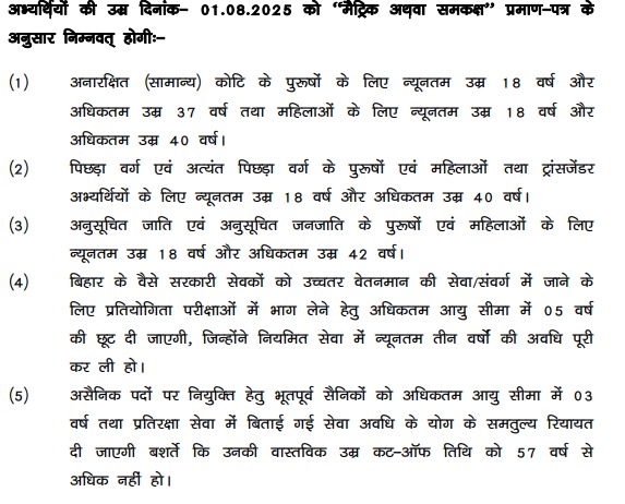 BPSC Bihar Havildar Instructor Vacancy 2026 notifce