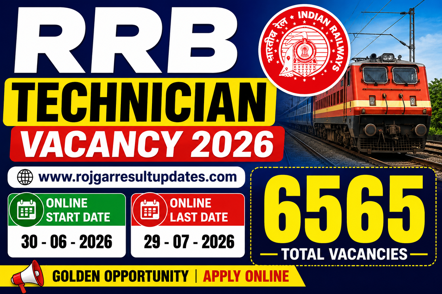RRB Technician Vacancy 2026