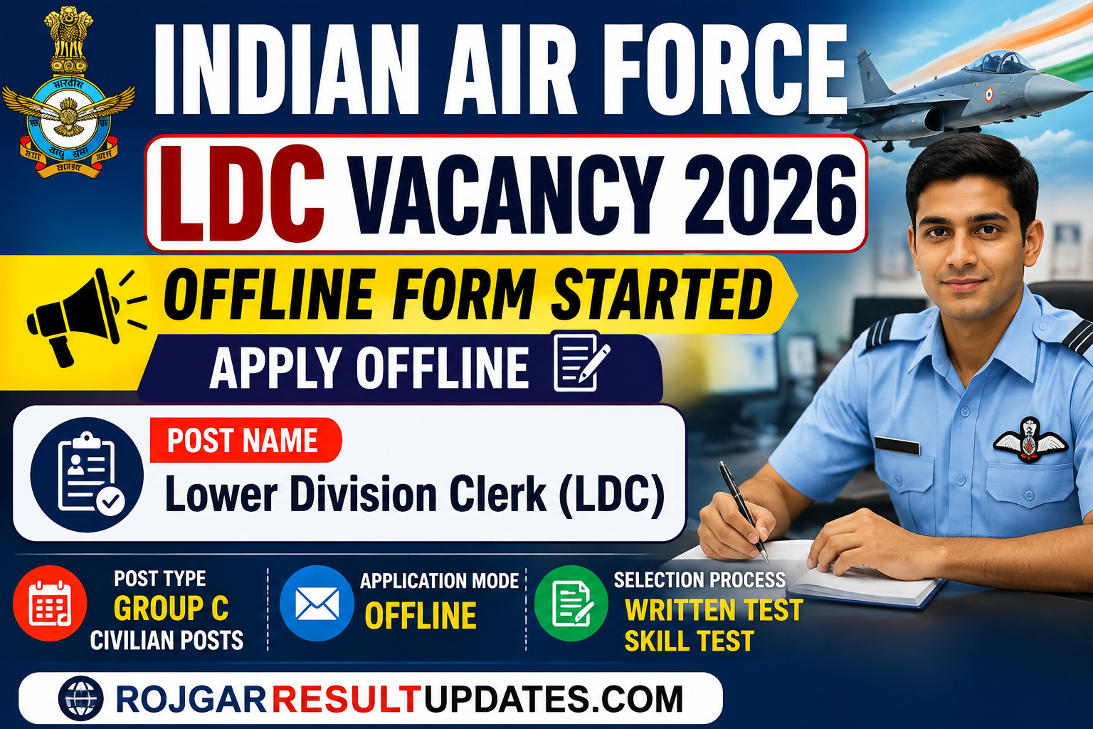 Indian Air Force LDC Vacancy 2026
